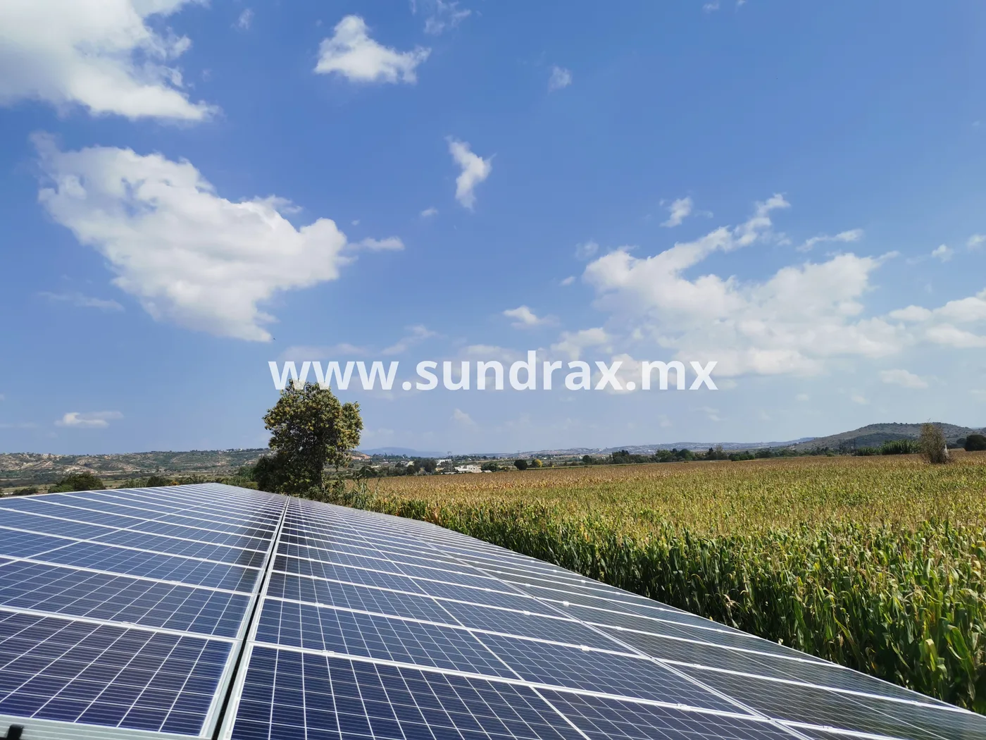 Paneles solares SUNDRAX instalados en Oaxaca