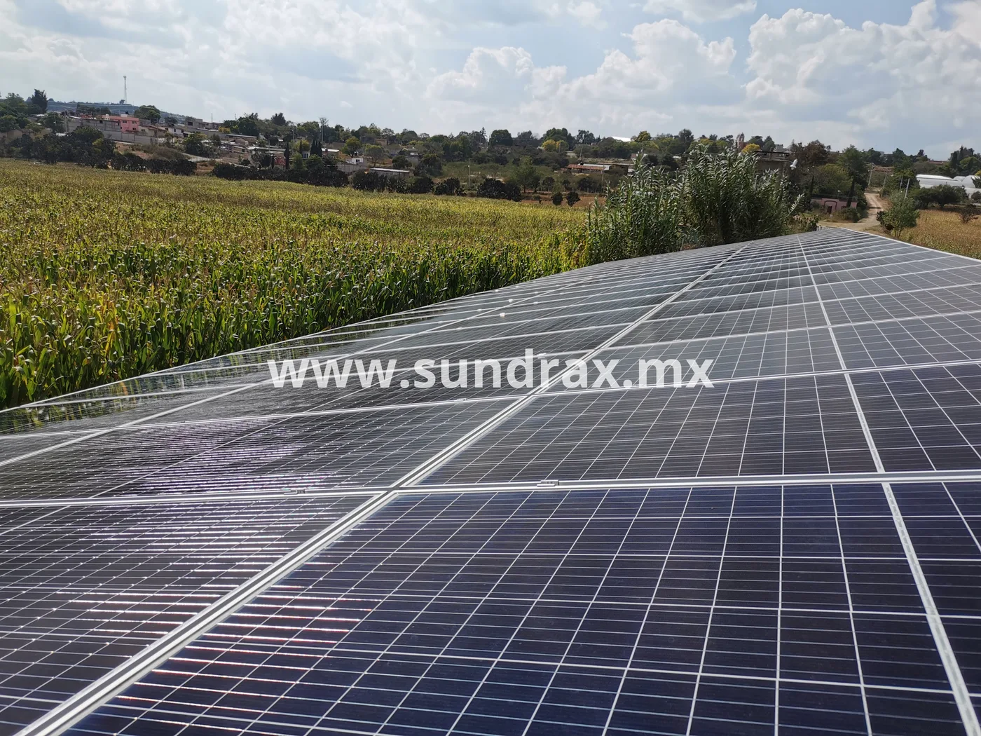 Sistema de alumbrado solar en comunidad oaxaqueña