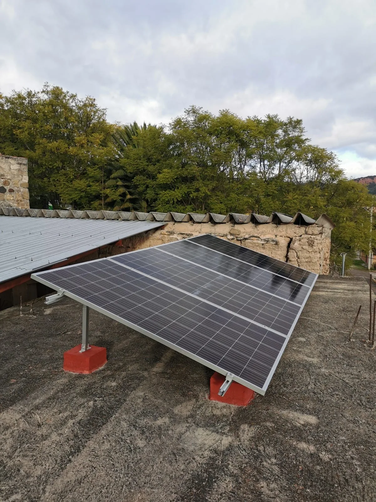 Instalación solar comercial en Oaxaca