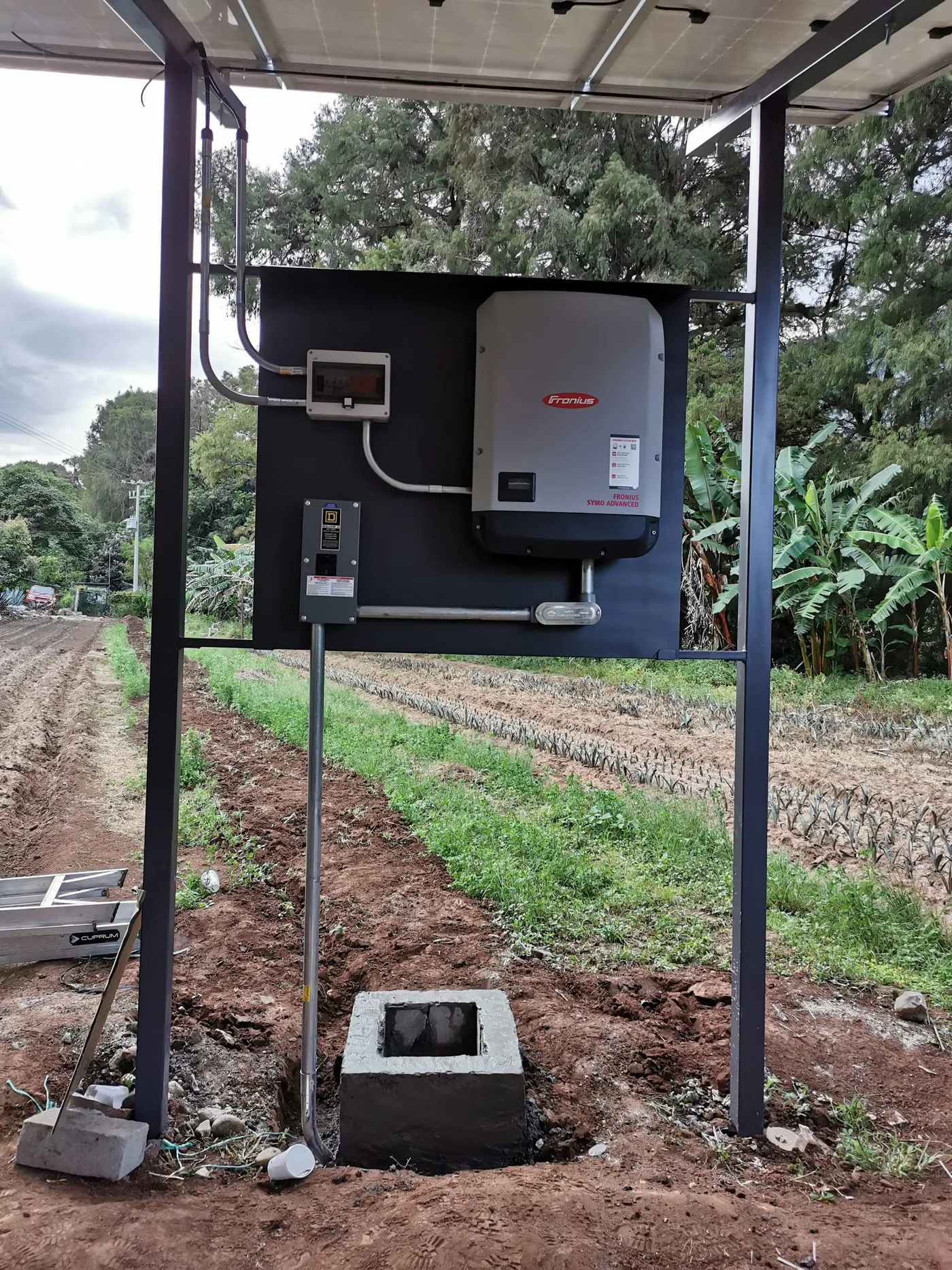 Instalación solar residencial interconectada en Oaxaca
