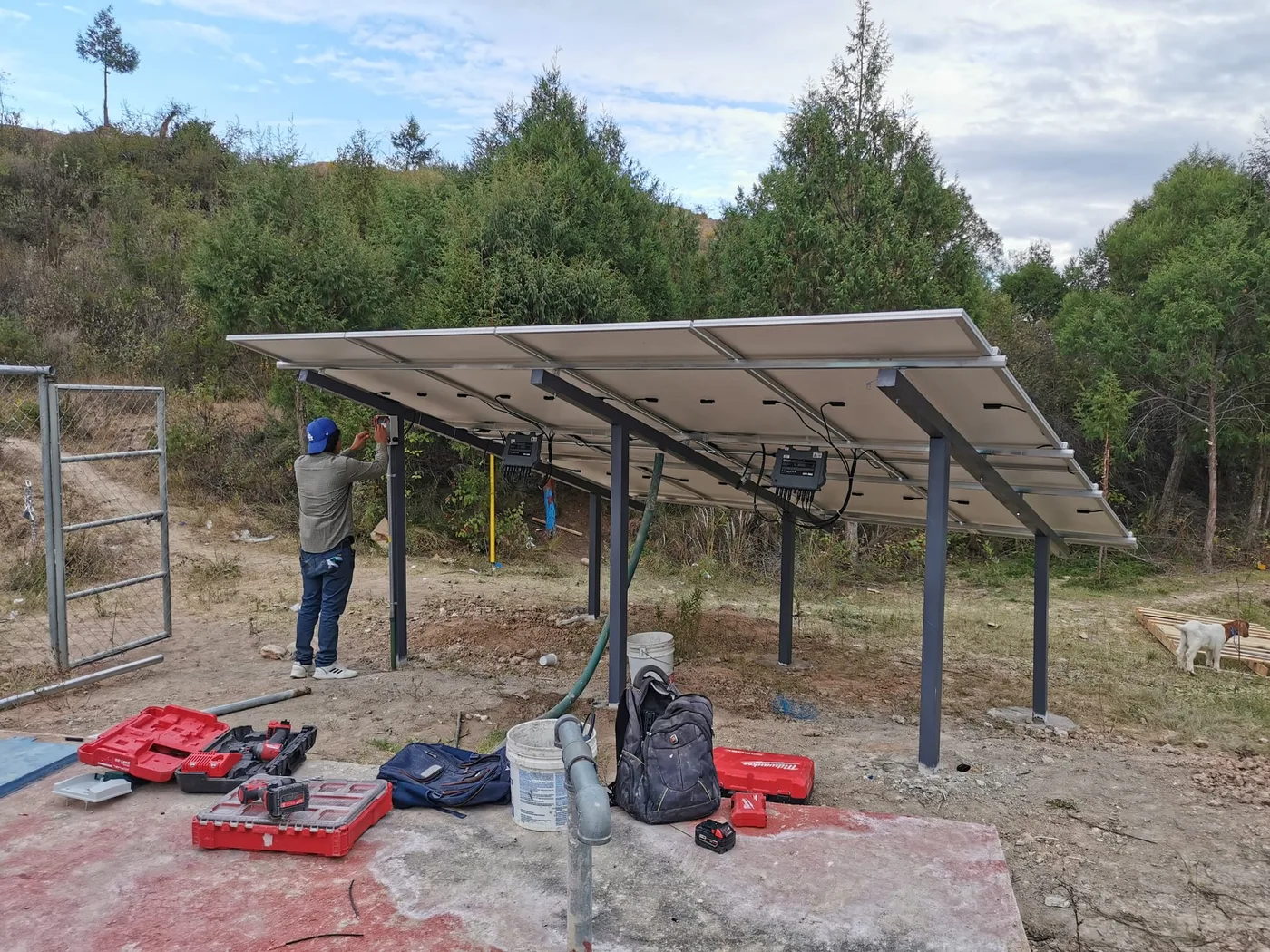 Proyecto de paneles solares interconectados en el estado de Oaxaca